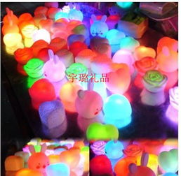 小夜燈批發 七彩kt貓小夜燈 新奇特禮品 發光玩具 小夜燈創意禮品價格 廠家 圖片
